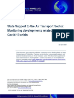 State Support to the Air Transport Sector Monitoring Developments Related to the COVID 19 Crisis