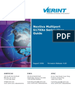 Nextiva Multiport S17Xxe Series User Guide: August 2006 Firmware Release 4.60