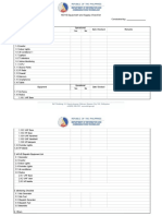 MOVE Equipment and Supply Checklist Move Set No.: Conducted by