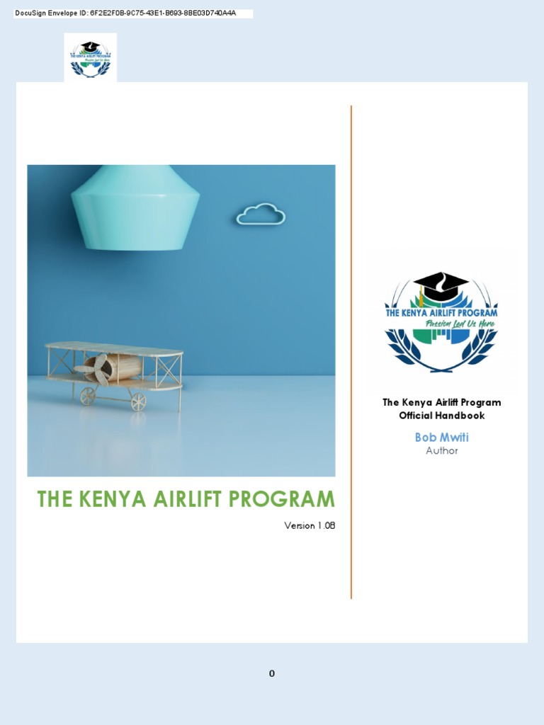 The Kenya Airlift Program Handbook V 1.08 PDF Computer Science