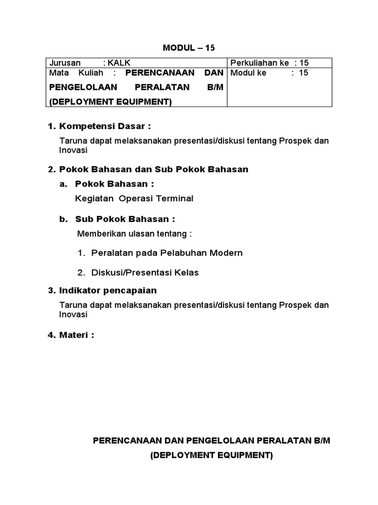 MODUL 15 Deploy | PDF
