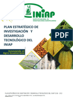 Plan Estrategico de Desarrollo e Investigacion de INIAP