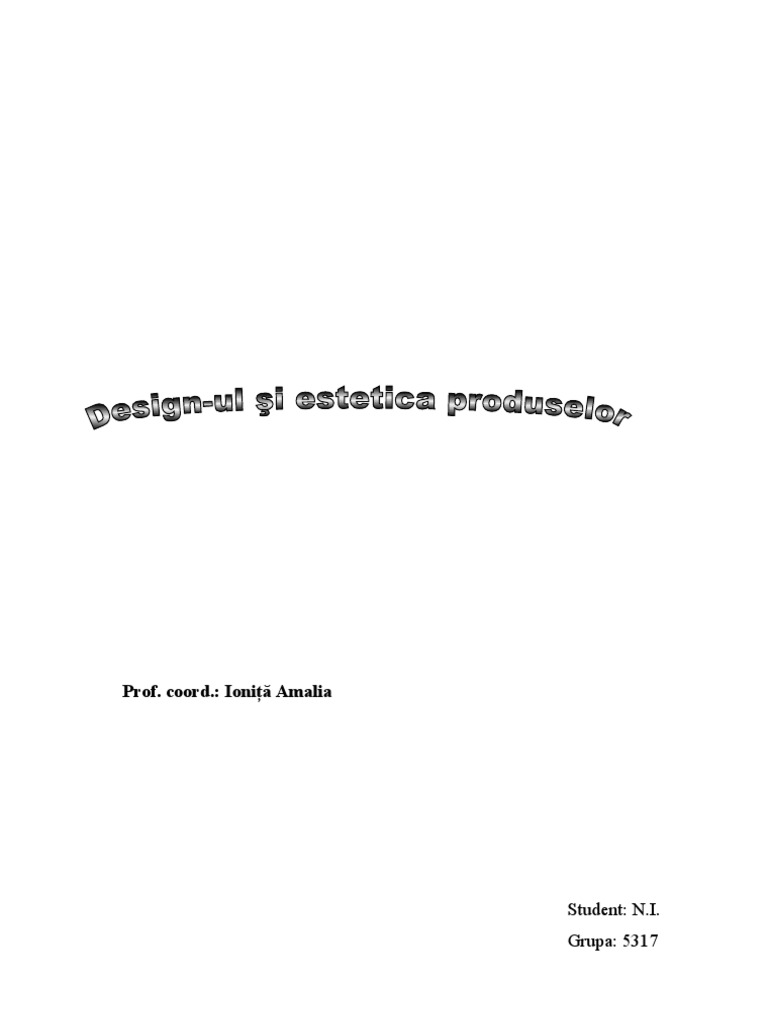 Proiect Design 1 | PDF
