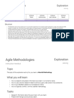 Exploration - Agile Methodologies