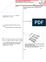 6) (7,1) - (3,1) 4a Ise A Kaçtır? (5 Puan)