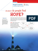 Where Do People Find: Hope?