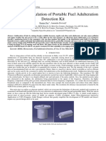 Design and Simulation of Portable Fuel Adulteration Detection Kit