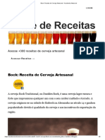 Receita Bock Cerveja Artesanal