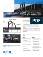 EC600 X-FLEX Bend Radius 420 Bar Spiral Hydraulic Hose