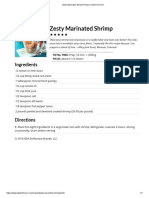 Zesty Marinated Shrimp Recipe - Taste of Home