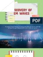 2.1 Discovery of Electromagnetic Waves LEC