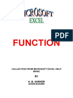 Function: BY A. B. Sarker
