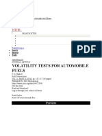 Volatility Test