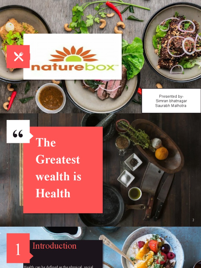 Nature Box: Promoting Health & Wellness | PDF | Business