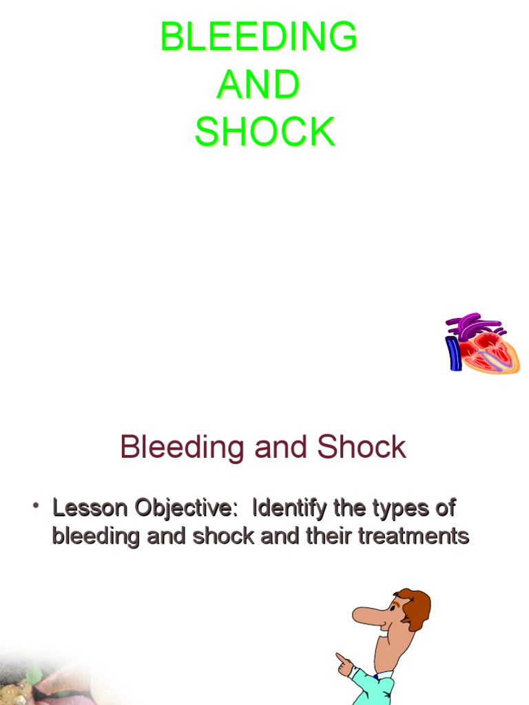 Bleeding and Shock: Types and Treatments | PDF | Shock (Circulatory ...