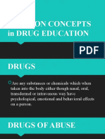 Common Concepts in Drug Education