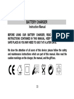 Battery Charger: Instruction Manual