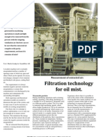Filtration Technology For Oil Mist (Clean Air America, Inc.)