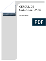 Oferta CURS GRATUIT Calculatoare - Gheju - Nina