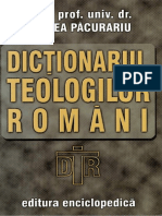 Pdfcoffee.com Mircea Pacurariu Dictionarul Teologilor Romani PDF Free