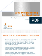 Java Programming For Beginners: The Key Concepts of Java As An Object-Oriented Programming Language