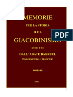 BARRUEL(AUGUSTIN)-3-Memorie Per La Storia Del Giacobonismo-Tomo III