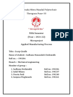 Applied Manufacturing Process Project