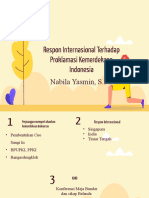 Respon Internasional Terhadap Proklamasi Kemerdekaan Indonesia