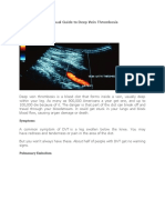 A Visual Guide To Deep Vein Thrombosis