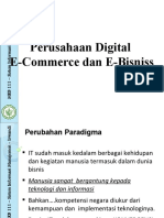 BAB-III Perusahaan Digital E-Commerce Dan E-Bisniss