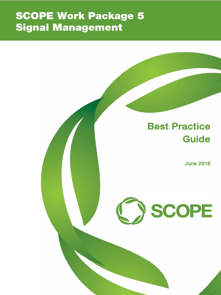 Scope Training Signal Management Best Practice Guide en | PDF ...