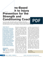 A Systems-Based Approach To Injury Prevention For The Strength and Conditioning Coach