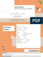 LAPORAN KASUS DENGUE SYOK SINDROM + ELEVETED LIVER ENZYM + KOLESTASIS