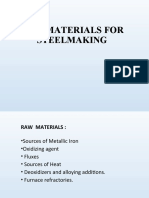 4.raw Materials and Thermodynamics Aspects of Steelmaking