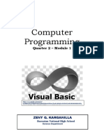 Computer Programming: Quarter 2 - Module 1