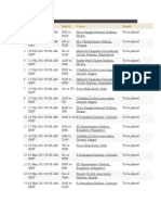 Upcoming Cricket Matches Schedule