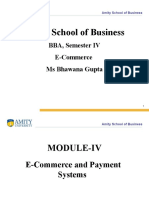 Amity School of Business: BBA, Semester IV E-Commerce Ms Bhawana Gupta