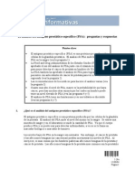 Cancer Analisis Del Antigeno Prostatico Especifico PSA 777 4s