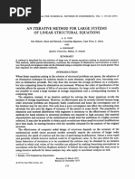 Jennings, Tuff - An Iterative Method For Large Systems of Linear Structural Equations, 1973