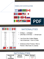 Countries and Nationalities