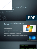 Přehled Operačních Systémů
