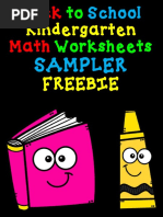 BacktoSchoolKindergartenMathWorksheetsFREEBIESAMPLER-1