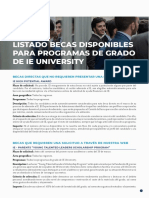 Becas Grado Financial Aid Ie