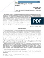 Systematic Review of Self-Report Family Assessment Measures