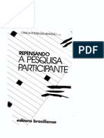 BRANDÃO, C. R. Repensando a Pesquisa Participante (1)