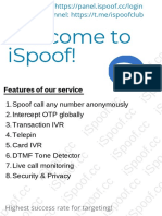 Ispoof Spoof Calling Platform