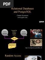 Relational Databases and Postgresql: Charles Severance