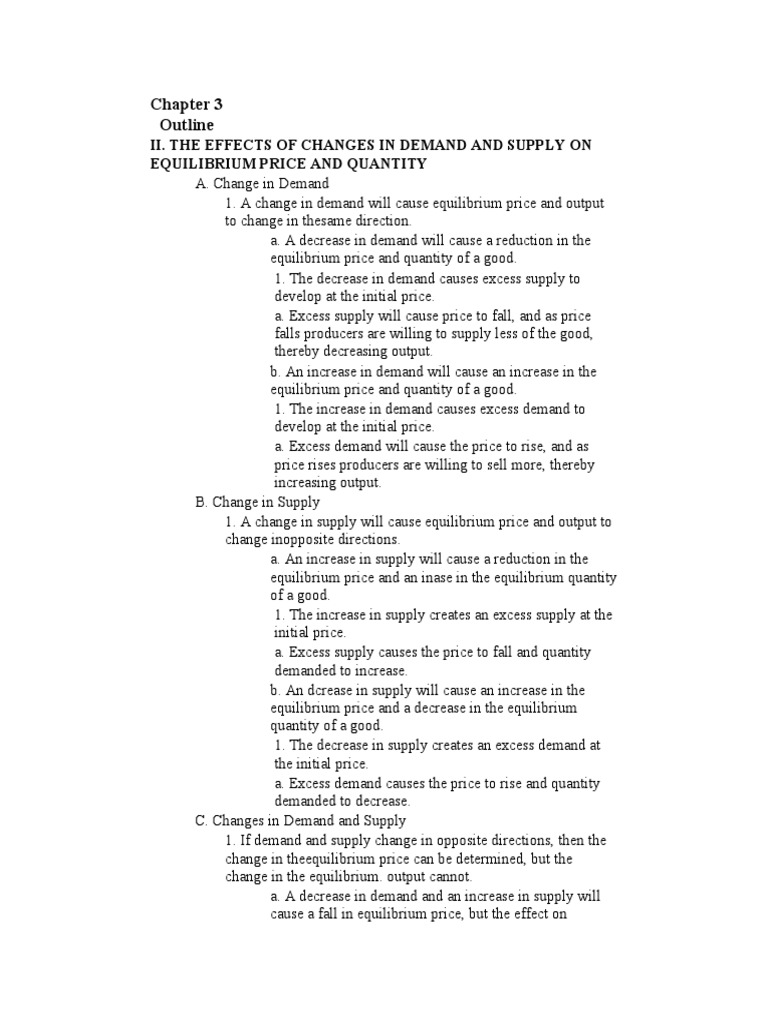 DEMAND AND SUPPLY IN ECONOMICS PDF NOTES visual data 2
