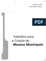 manual criação de museus subsidio