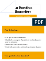 9) La Fonction Financière